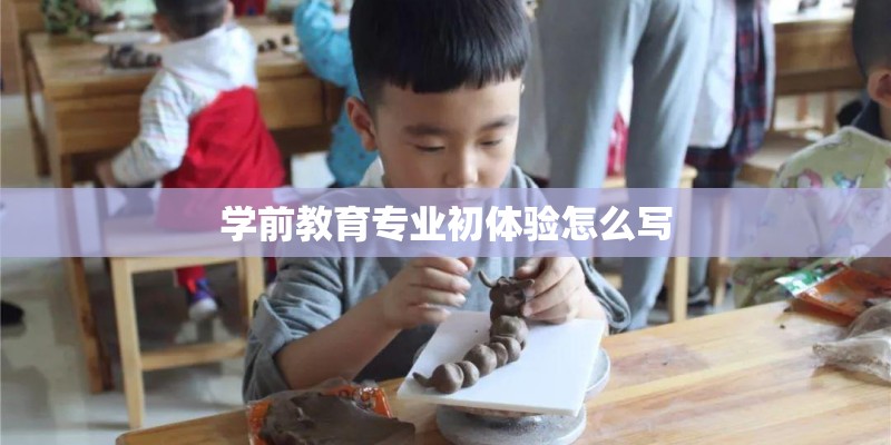 学前教育专业初体验怎么写