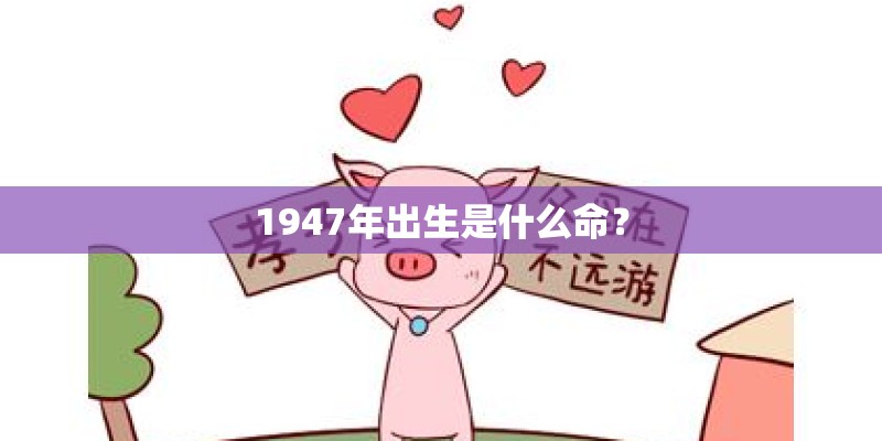 1947年出生是什么命？