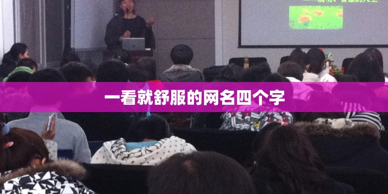 一看就舒服的网名四个字 一看就舒服的网名四个字