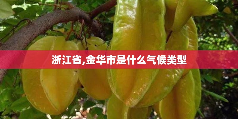 浙江省,金华市是什么气候类型 浙江省,金华市是什么气候类型